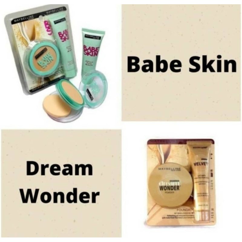 BEDAK MAYBELLINE 2IN1 SET