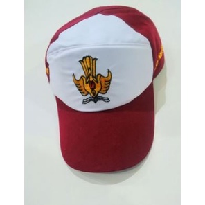 COD Topi SD Merah Putih Bordir | Topi Anak SD - Topi Anak Sekolah Merah Putih Cewe Cowo