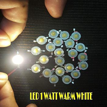 Lampu LED 1 Watt (Putih dan Warm White)