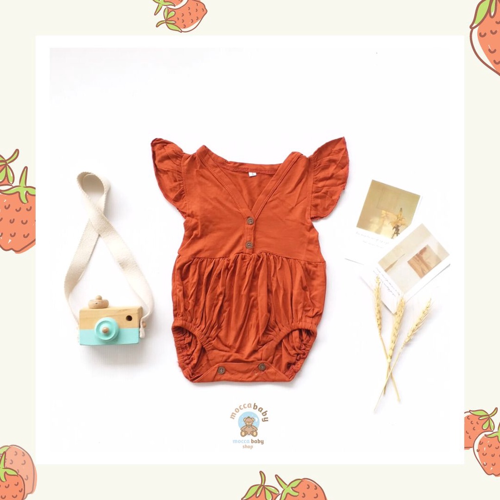 MBSS - JUMPER BABY RUFFLE / Dress Bayi Perempuan / Baju Bayi Cewek / Pakaian Bayi Perempuan Lucu