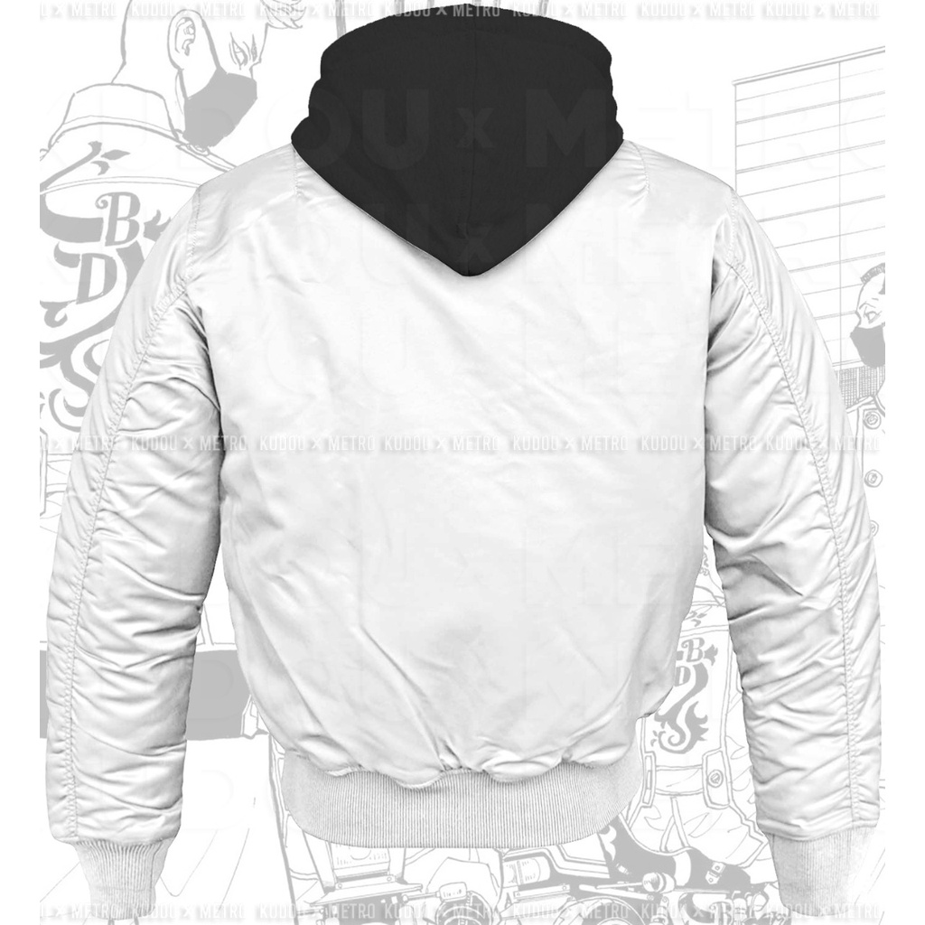 Premium Waterproof Bomber Black Dragon Anime Manga Tokyo Revengers Unisex