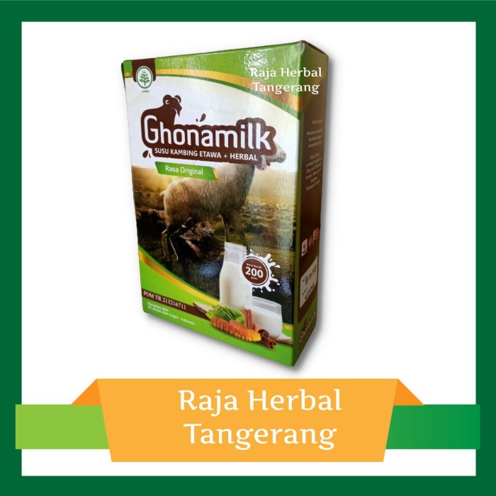 

Susu kambing etawa obat tulang osteoporosis ghonamilk 200gr