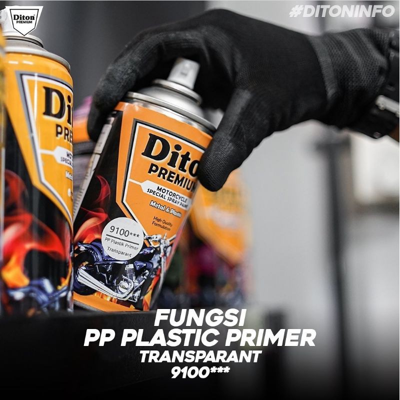 DITON PREMIUM 9100 PP PLASTIK PRIMER TRANSPARAN