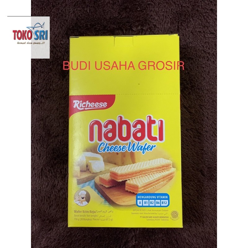 

Nabati Richeese wafer- 1 kotak isi 20 pc