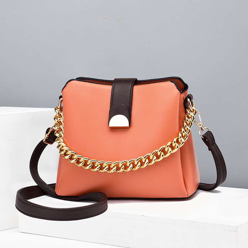 BJ81622 - BLACK/KHAKI/ORANGE/PINK/RED/WHITE - TAS SLEMPANG SALE TALI RANTAI JINJING TOTEBAG HANDBAG TAS WANITA FASHION IMPORT MODIS ELEGAN TERMURAH TERLARIS TERBARU BAGSTORE JAKARTA TAS BATAM GT1622