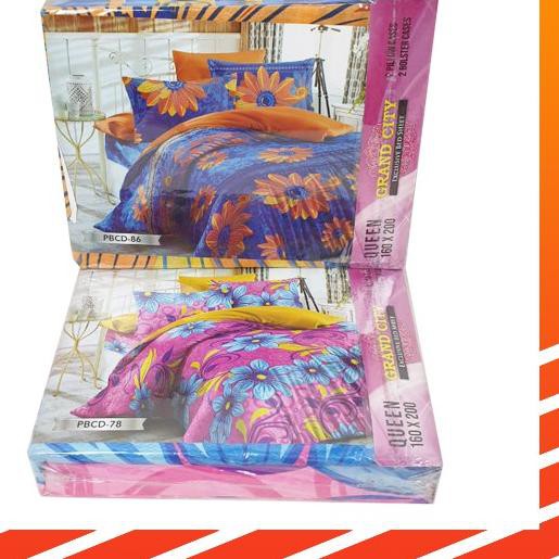 Sprei GRAND CITY Queen Size Nomor 2 Ukuran 160x200cm ...