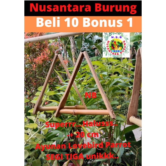 TANGKRINGAN AYUNAN BURUNG LOVEBIRD / AYUNAN LOVE BIRD / MAINAN AYUNAN LOVEBIRD
