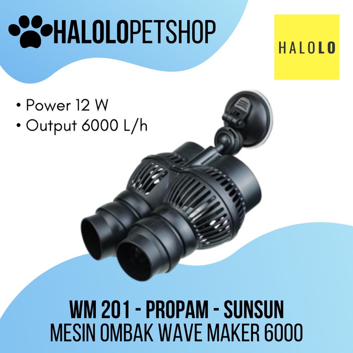 SALE Mesin Ombak SUNSUN 6000 PROPAM WM 201 Wave Maker Aquarium