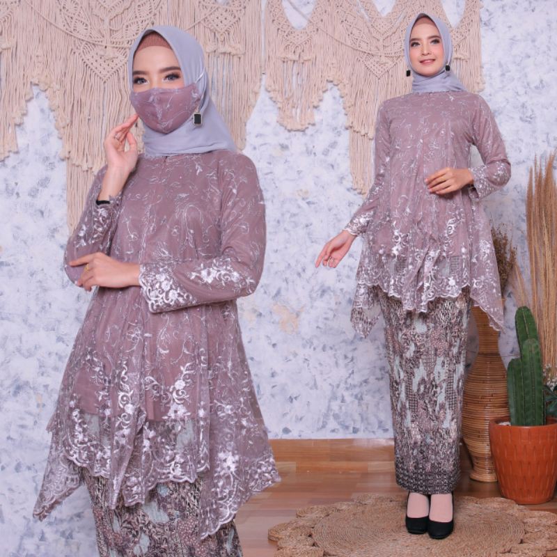 BISA COD/REAL PICT SETELAN KEBAYA TUNIK BUSUI/KEBAYA WISUDA MURAH/BY MJ