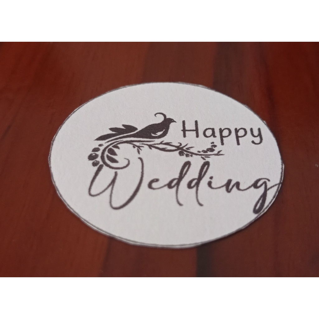 

Label hang tag Wedding bag hampers kado Wedding DiY Tali