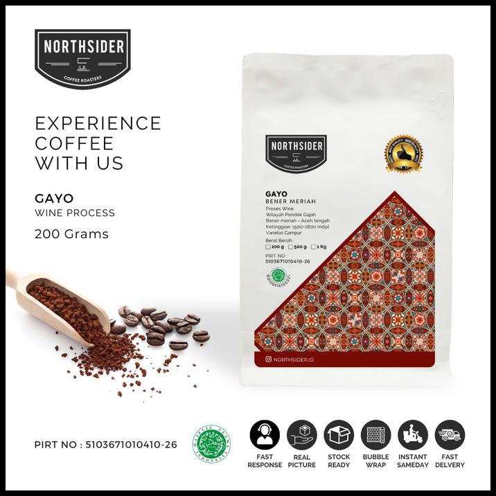 

Biji Kopi Arabika Gayo Wine Natural - 200Gr Northsider Coffee