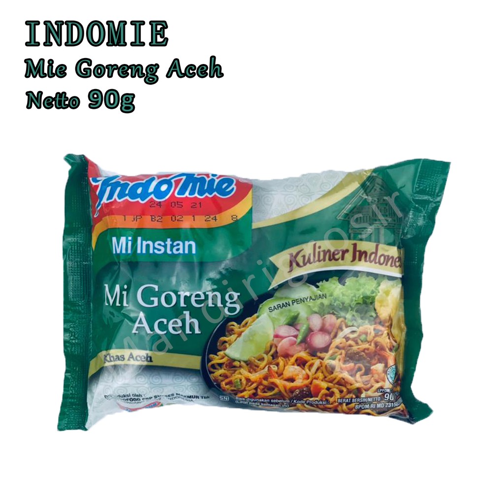 Mi Instan * Indomie * Mie Goreng Aceh * 90g