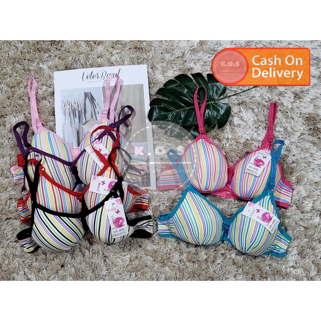 BRA BH ANAK BERMOTIF BUSA TIPIS SIZE 32-36