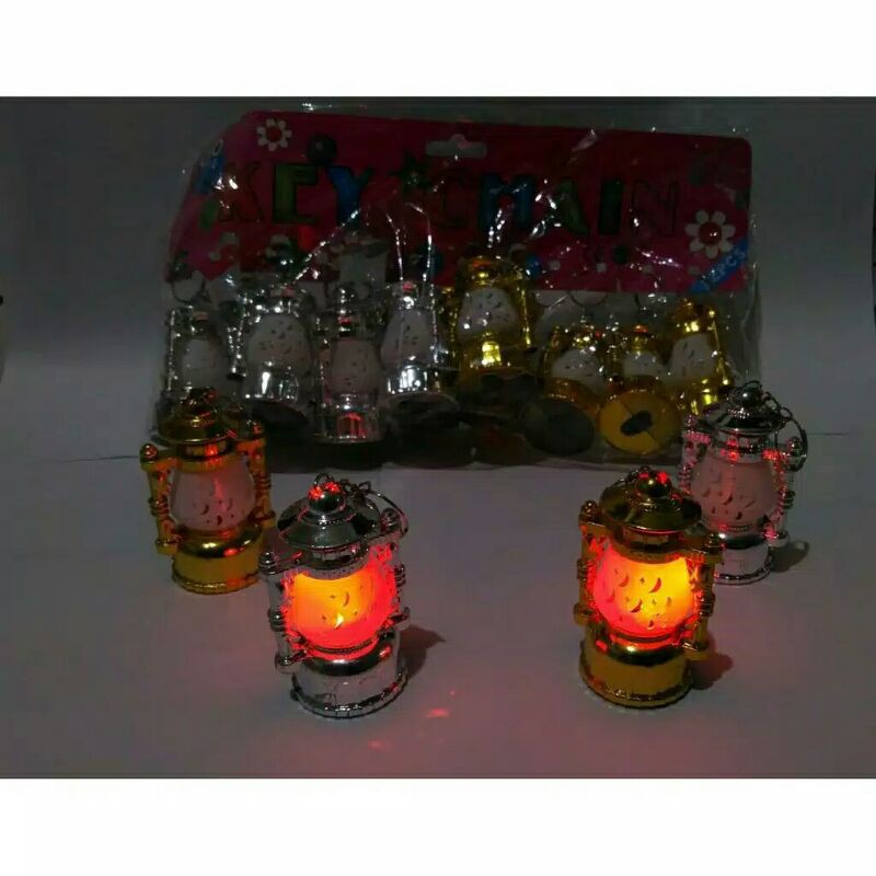 GANTUNGAN KUNCI LENTERA LAMPU FREE BATERAI / GANTUNGAN KUNCI LED
