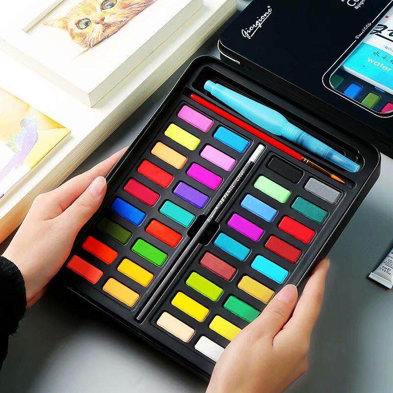 

RB Slayershop 36/48/56Water Color Set - Alat Cat Air Set (Termasuk Kuas dan Kertas Gambaran)