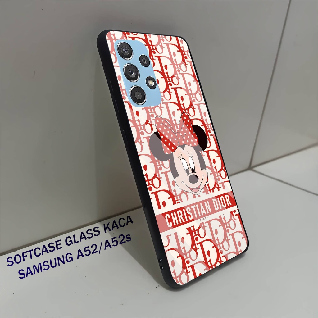 Softcase Glass Kaca SAMSUNG A52- Case Hp Pelindung Handphone SAMSUNG A52s [ A03]