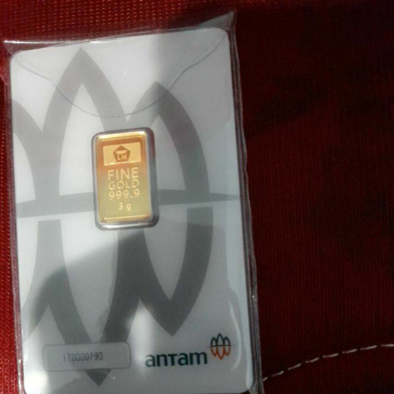 ANTAM EMAS BATANGAN 3 GRAM CERTICARD