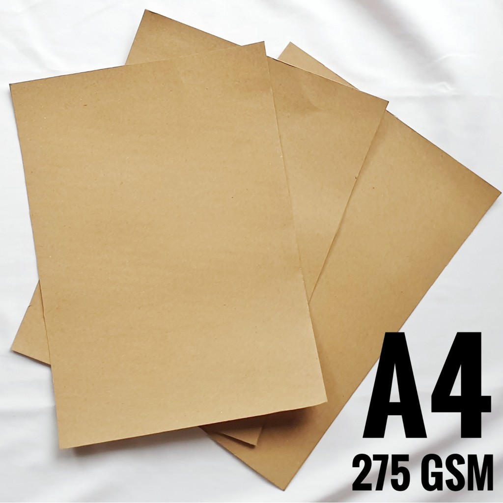 

[50 lembar] 275 gsm Ketas Kraft Samson A4 21 X 29,7