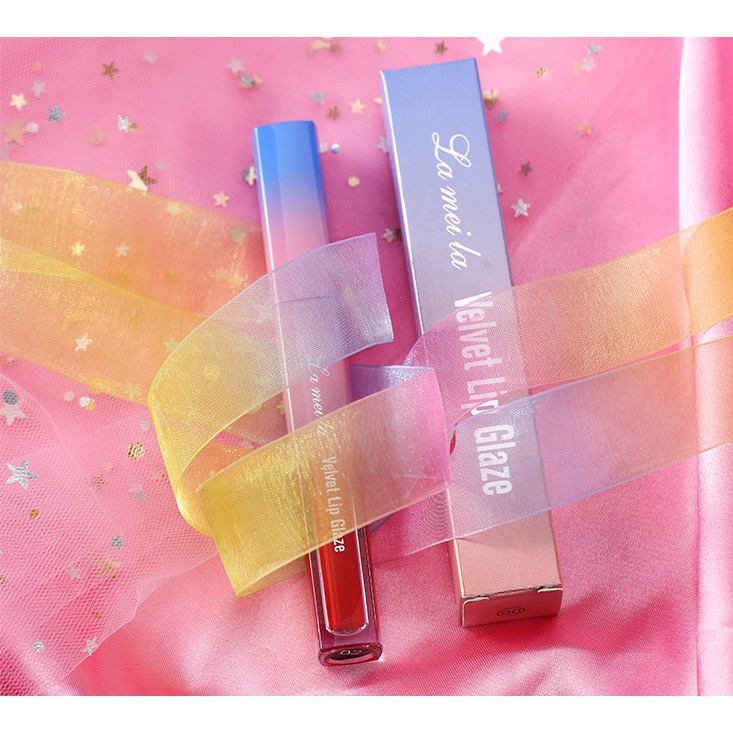 GIRLSNEED77 - LAMEILA 1011 BLUEPINK VELVET LIP GLAZE - Lipstick Murah - Lipstik Cair - Lip Tint BISA GROSIR ECERAN BERKUALITAS Girlsneed Medan