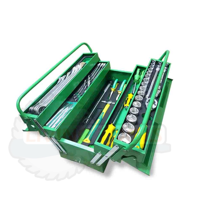 Toolbox Set TEKIRO 66 Pcs 66pcs Lengkap Kotak Mekanik Sock Set Alat Perkakas Kunci Sok Tool Box