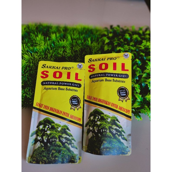 Sakkai pro Soil Natural Power Gizi Aquarium Aquascape Base Substrate 250gr