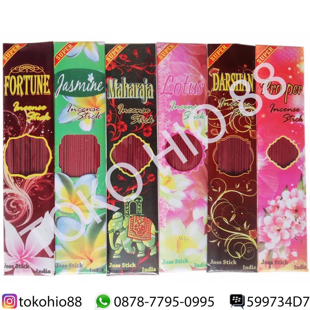 Hio/ Dupa / Incense Joss Stick Wangi India Aromaterapi Lokal