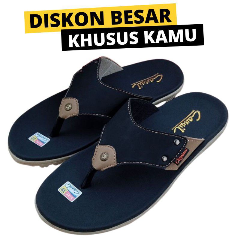 sandal jepit / sandal pria / sandal selop / sandal kulit / sandal carvil