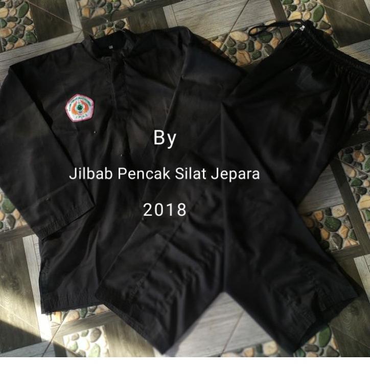 LANGSUNG KIRIM.. baju sakral ipsi hitam pencak silat// seragam pencak silat murah berkualitas