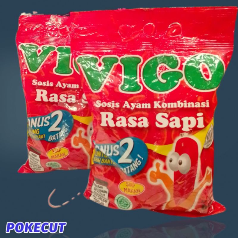 

sosis Vigo rasa ayam kombinasi sapi isi 50+2 pcs 12,5 g