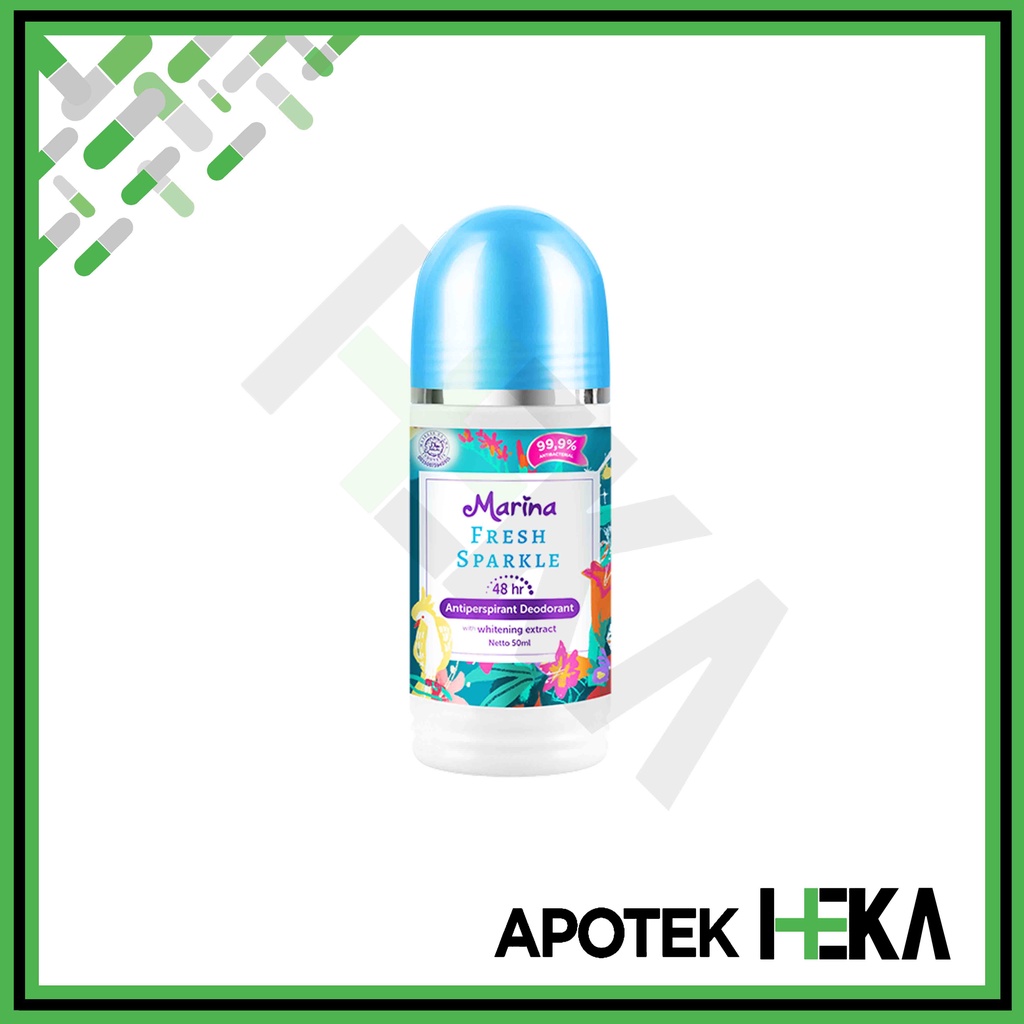 Marina Antiperspirant Deodorant 50 ml Whitening Extract 48 hr / 48 Jam (SEMARANG)