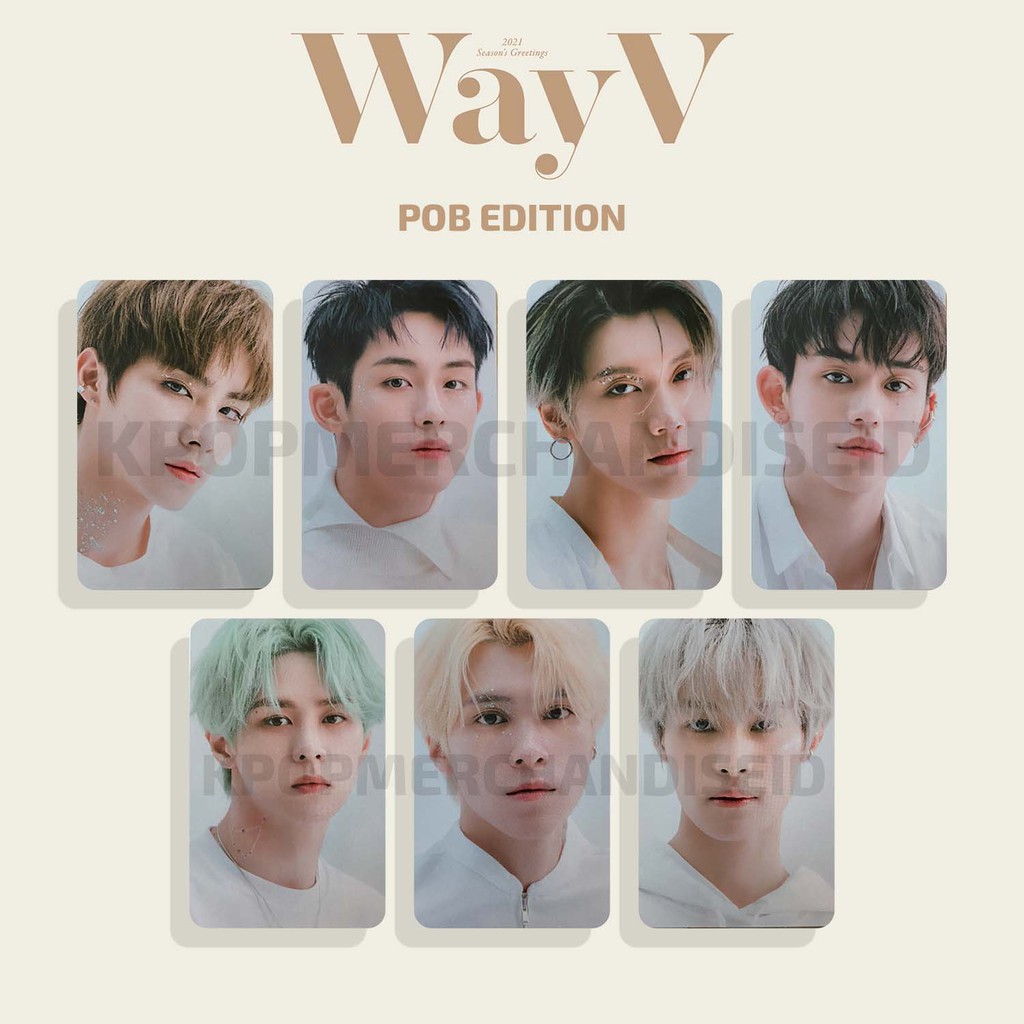 WAYV Photocard Season Greetings 2021 POB Unofficial | Hendery Kun Lucas Ten Winwin Xiaojun Yangyang