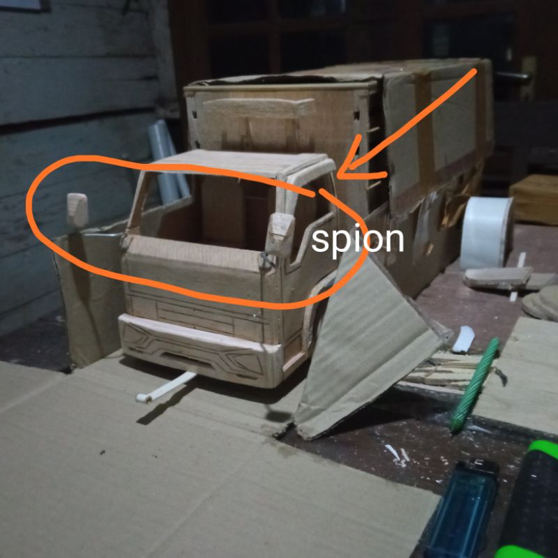 SPION MINIATUR TRUK oleng !! bisa buat giga /canter