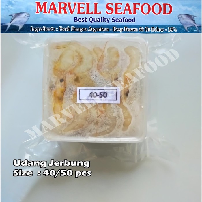 

UDANG JERBUNG FRESH/FROZEN SIZE 40/50pcs