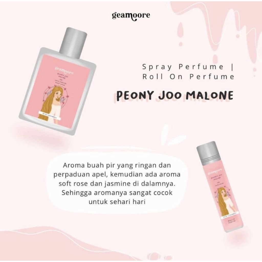 Geamoore Parfum Inspired Series 30ml - Parfum Geamoore | Parfum Wanita | Minyak Wangi Wanita BPOM