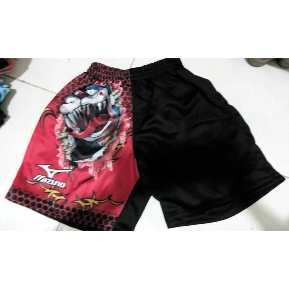 Celana Voli Volly Mizuno Motif Kartun Doraemon Hantu Printing Murah Tebal