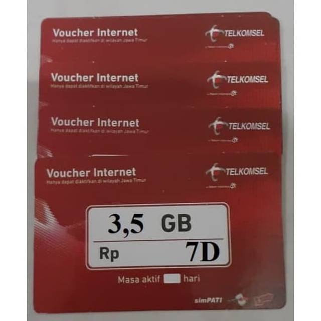 VOCHER DATA TELKOMSEL 3,5GB
