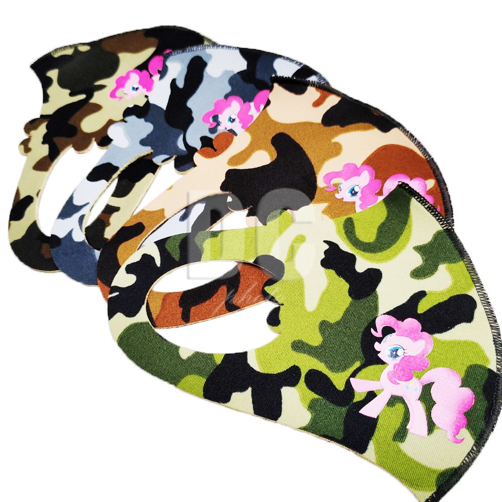 Masker Anak Scuba Premium Army Little Pony Dog Frozen Badtz Maru Spiderman BISA PILIH MOTIF