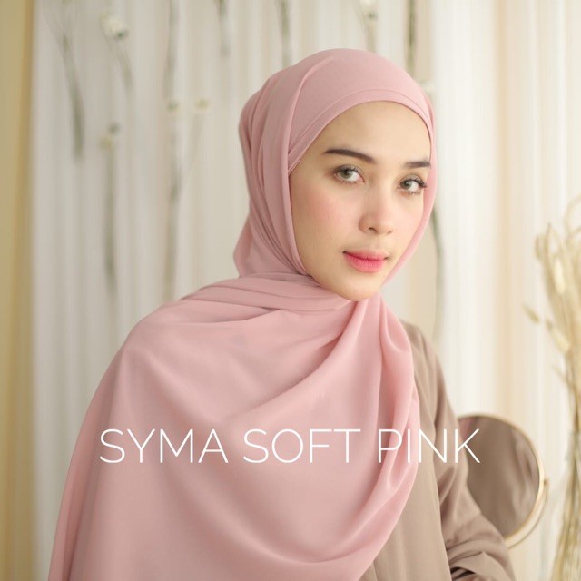 PASHMINA- SYMA PASHMINA INSTAN 2 IN 1 (WITH INNER) - TARO -PASHMINA.
