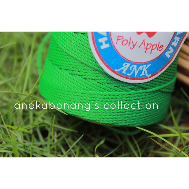 Benang Rajut Poly Apel / Apple Yarn - 1825 (Hijau Spring)