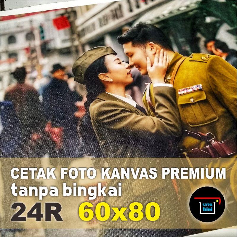 Cetak Foto Photo Kanvas Canvas Premium 24R Tanpa Bingkai