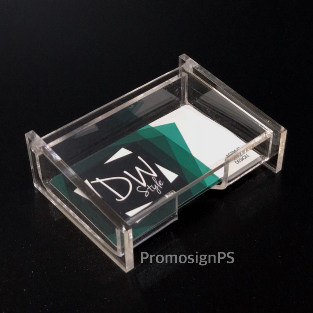 

Acrylic Tempat Kartu Nama / Kartu Nama Organiser / Tempat Kartu Nama Model Tertutup