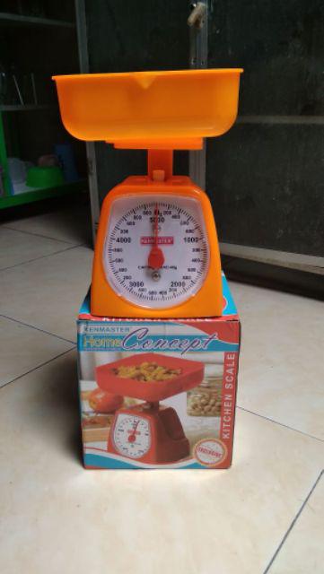 Timbangan Dapur Analog + Wadah Kenmaster Kitchen Scale 5 Kg 5kg