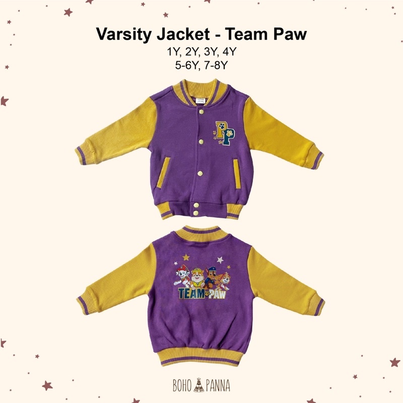 BOHOPANNA | BOHO | BOHO PANNA VARSITY JACKET | JAKET ANAK ANAK | JAKET KEKINIAN | JAKET HITS BOHOPANNA | JAKET LUCU ANAK