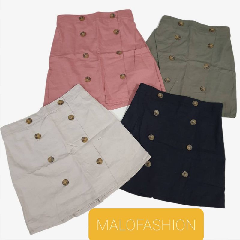 ANKO Button Skirt