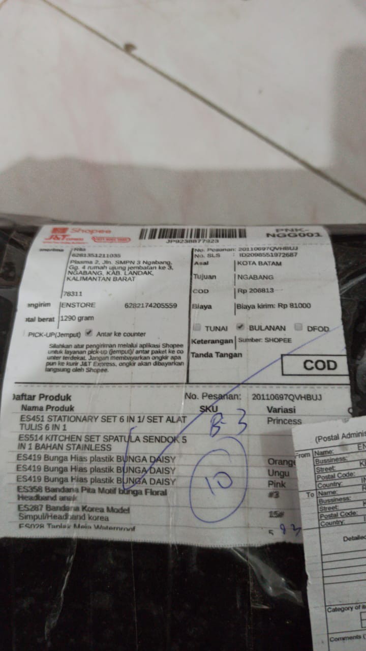 Es028 Taplak Meja Waterproof