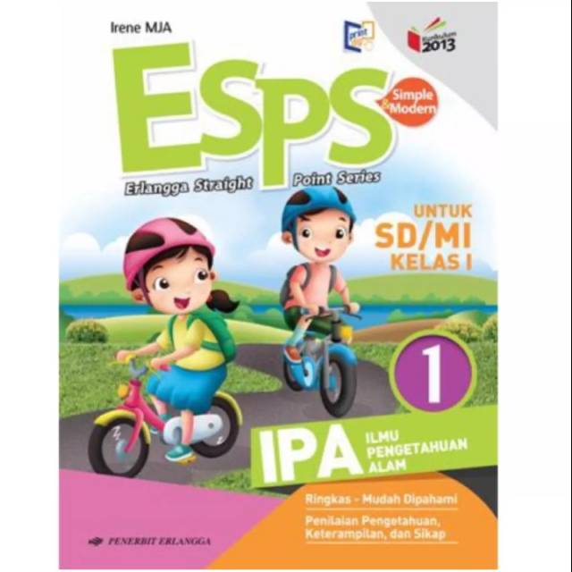 Buku teks siswa ESPS IPA k13 erlangga kelas 1 edisi terbaru