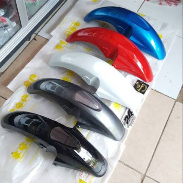 PROMO Spakbor depan satria fu FL facelift hitam nerah putih abu biru gp 2013 2014 2015 dpn