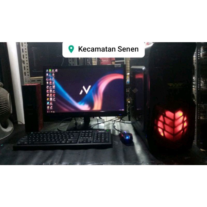 Komputer Pc Gaming/editing Rakitan Intel G fullset siap Pakai