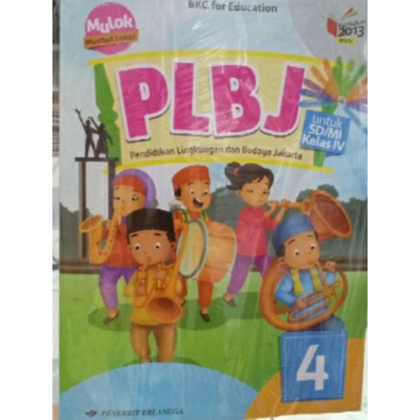 Buku PLBJ kls 4 penerbit Erlangga