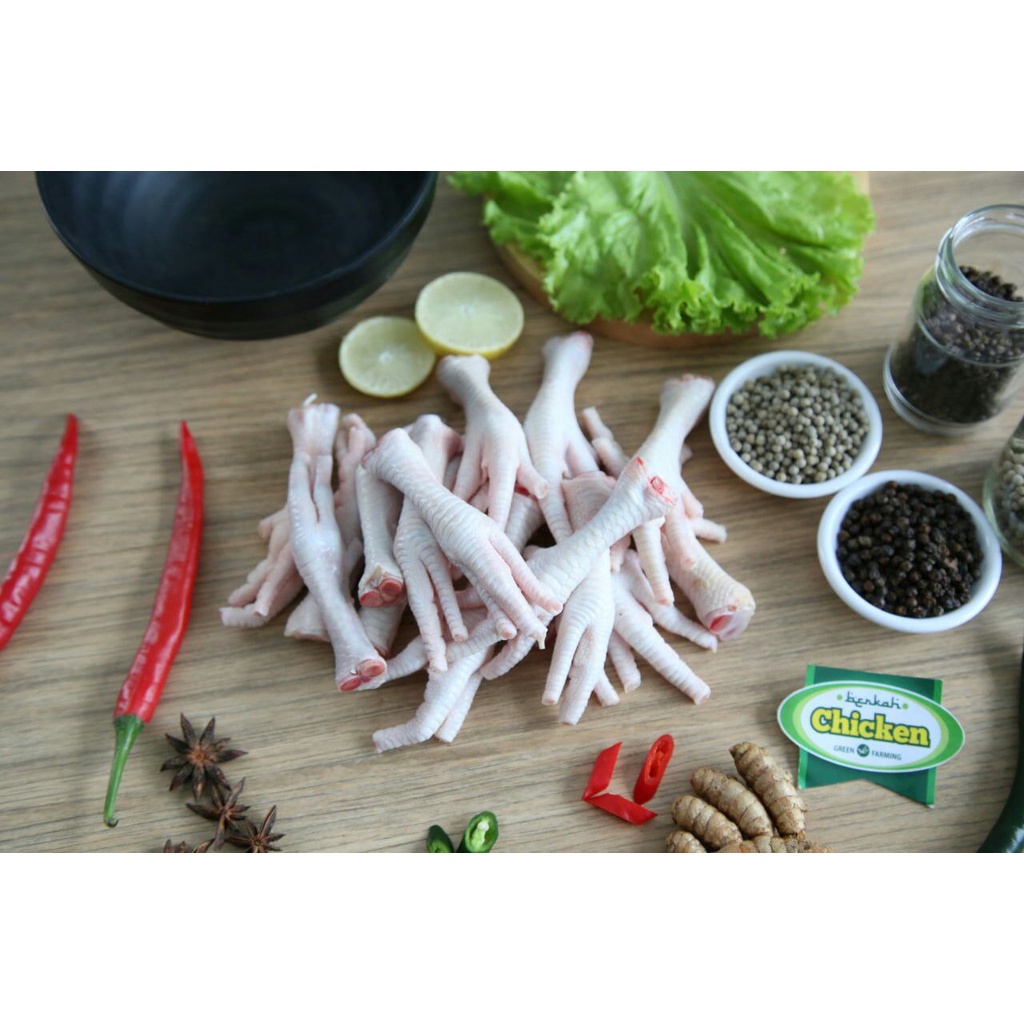 

Ceker Ayam Organik Chicken Feet Claw Foot 1000 Gram Halal MUI